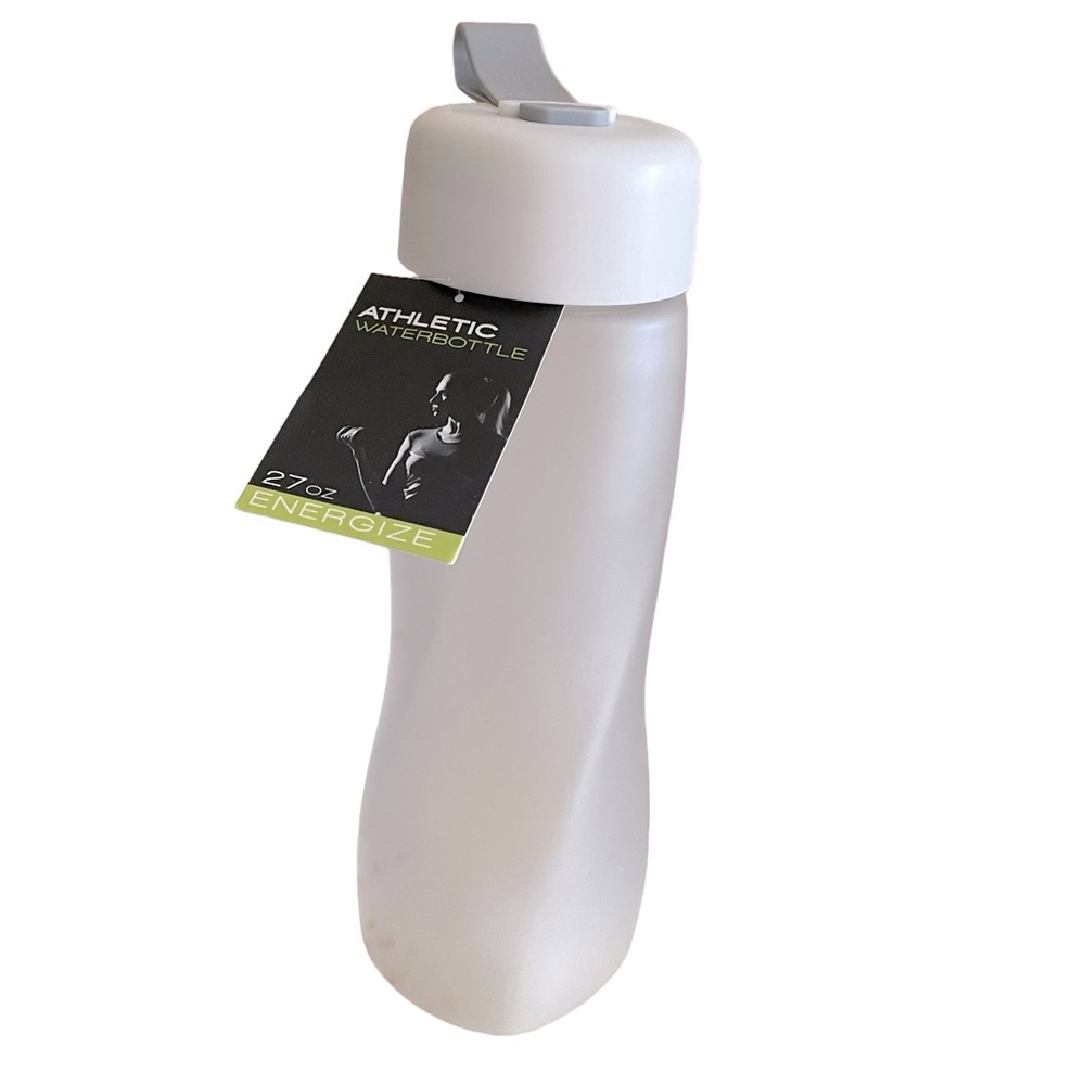 ECO ONE Energize Athletic Water Bottle White and Gray 27 oz.